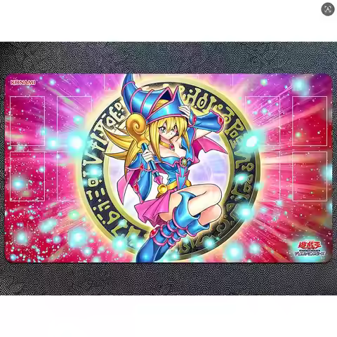Yu-Gi-Oh Playmat Dark Magician Girl Card Game Pad YGO Mat KMC TCG YuGiOh M-64
