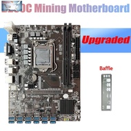 B250c ETH Miner Motoard + Baffle 12 PCIE Ke Usb 3.0 Slot Kartu Grafik