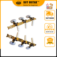 Bộ khóa đàn guitar Classic bằng sắt mạ màu vàng gold - Machine heads guitar Classic - Duy Guitar Sto