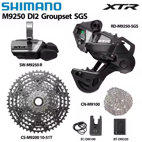 SHIMANO NEW XTR Di2 M9250 Bike Groupset 12 Speed SW RD-M9250 SGS CS-M9200 10-51T Bike Derailleur For