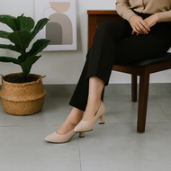 No 40 41 42 43 44 45 - Sepatu High Heels Pantofel Pesta Wanita Hak Tinggi 7cm Elegan Ukuran JUMBO Be