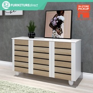 Furniture Direct 3 door rak kasut bertutup, shoe cabinet 3 doors, shoe cabinet tall/ rak kasut 3 pintu/shoe cabinet wood