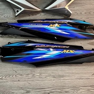 Tem rời Jupiter MX dán Exciter 135 xanh bạc cực chất