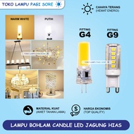 G4 G9 LED Corn Candle Bulb for Decorative Lights in Warm White Bright White/