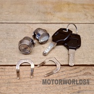MOTORCYCLE TOP BOX KEY LOCK 1SET2PCS BASE CASE KUNCI ACCESSORIES TOOL BOX GIVI ALUMINIUM