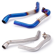 Slip On For SUZUKI GIXXER 250 GIXXER250 SF250 Motorcycle Exhaust Muffler Escape Motorbike Front Tube