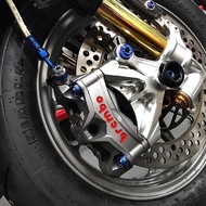 ปั๊ม BREMBO​ STYLEMA 100mm แท้100% เทาโลโก้แดง ปั๊ม Brembo แท้