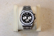 26331ST.OO.1220ST.02 AP Royal Oak Selfwinding Chronograph Black Dial on Bracelet