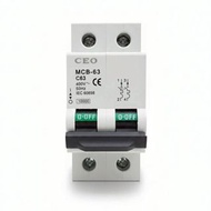 CEO Main Breaker 2P 63A Model MCB-2P 63A No.1 Sales