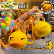GANTUNGAN HAHA TOY Ducky Educational Keychain Duck Calculator Mini Wallet Children's Gift