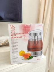 (全新) LEO ECO Glass Kettle KG-210 1.7L 玻璃電熱水壺