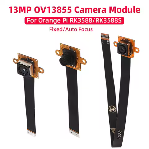 13MP Camera for Orange Pi OV13855 Sensor MIPI CSI Webcam Optional Fixed / Auto Focus AF for RK3588 R