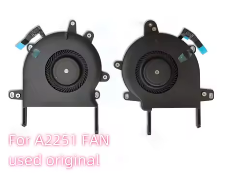 Original A2251 Fan For Macbook Pro Retina 13" Laptop Fan Cooler 610-00383 ND55C14-19F06 610-00382 ND
