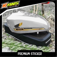 CB STRIPING - HONDA CB STRIPING - TRANSPARENT HONDA CB 100 STICKER