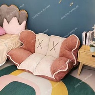 0381懶人沙發床 布藝梳化床 sofa bed 卡通榻榻米折疊床 躺地沙發日式榻榻米睡墊