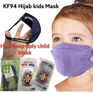HIJAB KIDS MASK KF94 4ply HEADLOOP 4layers CHILD KOREAN PREMIUM SOFT EASYCARE