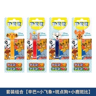 PEZ กล่องขนม PEZ ลายสัตว์ Disney กล่องขนมหวาน ของขวัญสร้างสรรค์ ของขวัญสำหรับเด็ก กล่องขนม 17 กรัม ผ