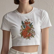 Goblincore Gyaru Crop Top - Grungy Stylish Fashion for Girls