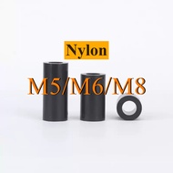 ABS nylon column insulating nylon tube round hollow isolation column plastic cylinder casing support