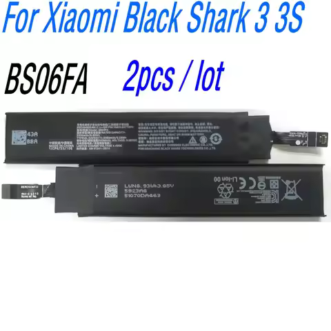 2pcs / lot 2026 Years 3.85V 8.93Wh BS06FA High-Capacity Battery For Xiaomi Black Shark 3 3S Mobile P
