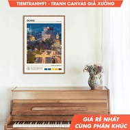 Wall paintings, Oil Paint, Boise Wall Art, Boise Poster, Boise Photo, Boise Wall Decor, Idaho Poster