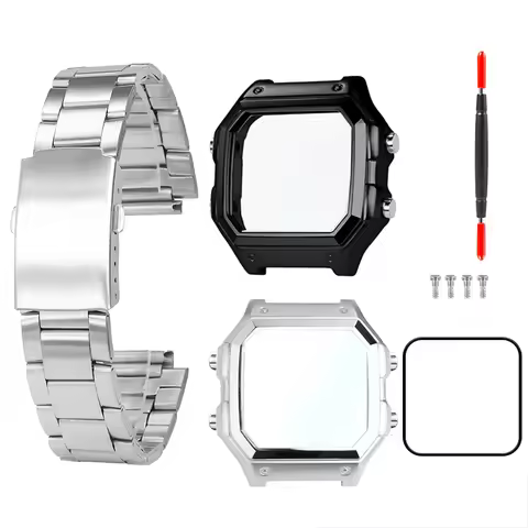 AE1200 Mod kit stainless steel case AE-1200 bezel bumper armor high-definition film Modified AE1200 
