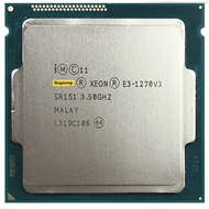 YZX Xeon E3-1270 v3 E3 1270 v3 E3 1270v3 3.5 GHz  Quad Core Eight-Thread CPU Processor  80W LGA 1150