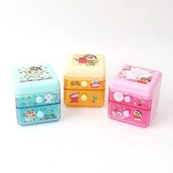 Crayon Shin Chan 蠟筆小新 掀蓋雙層抽屜置物盒