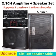 Ready Stock Power Amplifier + 6.5 inch/8 inch Card Package Speakers SET Audio Car Home Theater Speak