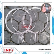 5 mm thick stainless steel scoop stainless steel fishing net scoop hard stainless steel scoop/