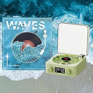 Waves Vinyl Player, The Waves Vinyl Player, Waves Vintage Vinyl Record Player Bluetooth Speaker, 202