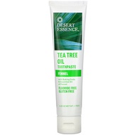 Desert Essence, Tea Tree Oil Toothpaste, Fennel, 6.25 oz (176 g)