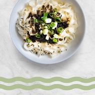 【吳獨麵】蘆薈原味麵+黑芝麻醬 | 純素 | (3包入/袋)