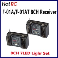 HOTRC F-01A F-01AT 8CH Receiver 2.4G Voltage Lamp Control Return 300 PWM 7LED Light Set For Transmit