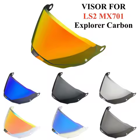 MX701 Motorcycle Helmet Visor for LS2 MX701 EXPLORER Shield Motocross Rally Off-Road Casco Moto Lens