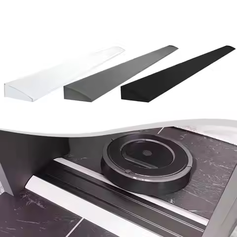 1 X Slope Climbing Strip For Sweeping Robot Flexible Silicone Ramp Threshold Strip Step Splicing Slo