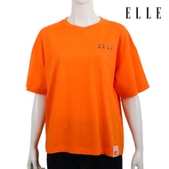 ELLE เสื้อยืด ผ้า COTTON แขนสั้น ทรง CROP ลายกราฟฟิค ELLE LIMITED EDITION COL ELLE 80 YEARS รุ่น W3K