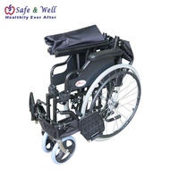 HOPKIN DELUXE STEEL DAF WHEELCHAIR - (KERUSI RODA MEWAH D,A,F)