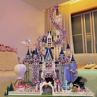 Disney Garden Princess Castle Compatible with Lego Girl Building Blocks Mori Girl Difficult Large Assembled Toy Gift P53
