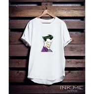 Joker WHITE TSHIRT- Joker VILLAINS DC TSHIRT- KAOS KOLEKI DC JOKER-DC VILLAINS TSHIRT/UNISEX TSHIRT