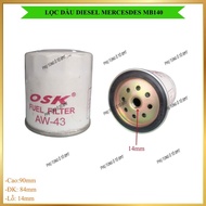 Fuel filter (oil filter) code AW43, MERCEDES MB 140