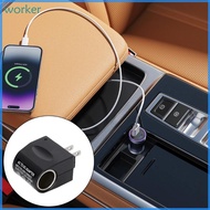 Wor* AC220V To DC12V Car  Lighter Converter Socket Adapter Auto Converter