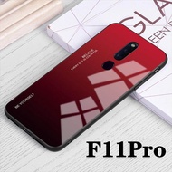 ส่งจากไทย Fashion Case OPPO F11Pro เคสออฟโป้ F11โปร สำหรับ OPPO F11 Pro  เคสกระจกสองสี เคสเงาไล่สี ขอบนิ่ม TPU CASE