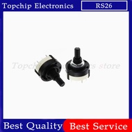 2pcs RS26 Selectable Band Rotary Channel Selector Switch Single Deck Rotary Switch Band Selector 1P1
