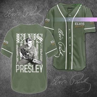 Elvis Presley Jersey Shirt, Elvis King Baseball Jersey, Elvis Presley TShirt, Rock And Roll Shirt, E