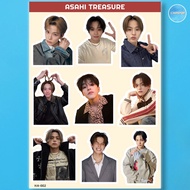 ASAHI TREASURE STICKER I HAMADA ASAHI TREASURE I HYUNSUK TREASURE I KPOP TREASURE STICKER I HARUTO A