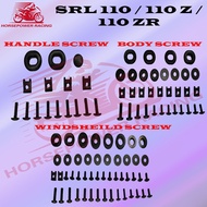 SRL 110 / 110 Z / 110 ZR SCREW COVER SET YAMAHA LAGENDA 110 / 110Z / 110ZR FULL SET