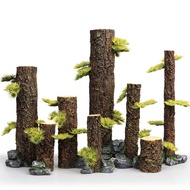 Fish Tank Artificial Tree Trunk Straight Driftwood Aquatic Plant Roots Rainforest Landscaping Azalea