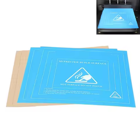 RAMPS 3D Printer Print Bed Tape Square Heatbed Sticker Hot Bed Build Plate Tape Surface Flex Plate f