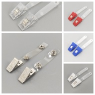 100PCS ID Clip Holder for ID Cards | Plastic / Metal Card Accessories / Clip / Badge Clip